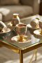 Hayley 6-person porcelain coffee cup set - 90 ml