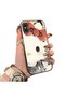 iPhone X/Xs Compatible Hard Acrylic Back Silicone Edge Lens Protection Kitty Case