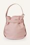 Faux Leather Women's Handbag with Metal Lock Detail I4431Axns - 5