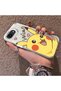 iPhone 17E Compatible Hard Acrylic Back Silicone Edge Lens Protection Cartoon Case - 3