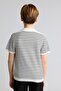 Polo Collar Striped Short Sleeve Knitwear T-Shirt Boys H3925A826Au - 5