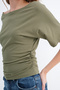 Side Gathered T-Shirt P1913 - 3