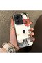 Xiaomi Redmi 13C 4G/5G Compatible Hard Acrylic Back Silicone Edge Lens Protection Kitty Case - 2
