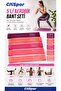 Ckspor Set of 5 Aerobic Resistance Bands Pilates Fitness Yoga Exercise Rubber 5 Levels
