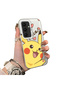 Samsung Galaxy S25 Fe Compatible Hard Acrylic Back Silicone Edge Lens Protection Cartoon Case