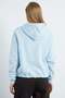 3 Threaded Stopper Hooded Oversized Sweatshirt - 8