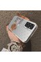 Samsung Galaxy A24 Compatible Hard Acrylic Back Silicone Edge Lens Protection Rabbit Case - 4