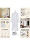 Bakhoor Burning Clothes Hanger Stand, Adjustable Incense Smoke Garment Rack with Removable Ashtray - 3