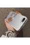 iPhone 7/8/Se 2020 2022 Compatible Hard Acrylic Back Silicone Edge Lens Protection Rabbit Case - 5