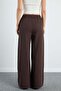 Tie-Waist Linen Look Trousers - 8