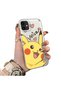 iPhone 11 Compatible Hard Acrylic Back Silicone Edge Lens Protection Cartoon Case