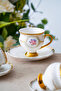 Dianna 6-Person Porcelain Coffee Cup Set - 90 ml