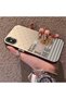 iPhone XS Max Compatible Hard Acrylic Back Silicone Edge Lens Protection Rabbit Case - 3
