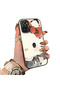 Xiaomi Redmi Note 10 4G/Note 10S Compatible Hard Acrylic Back Silicone Edge Lens Protection Kitty Case