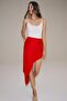 Allbucks Za -Ra Asymmetrical Skirt with Patch Pockets Abzra00127 - 2