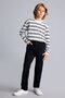 Straight Leg Gabardine Trousers for Boys U3254A626Au