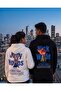 Lover Couple Combination Nick and Judy Back Printed Design Hooded Sweatshirt Set of 2