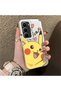 Infinix Hot 60 Pro Plus Compatible Hard Acrylic Back Silicone Edge Lens Protection Cartoon Case - 2