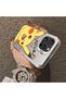 iPhone 16 Pro Max Compatible Hard Acrylic Back Silicone Edge Lens Protection Cartoon Case - 4