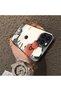 iPhone 12 Pro Max Compatible Hard Acrylic Back Silicone Edge Lens Protection Kitty Case - 4