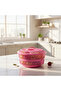 Sofiya Plastic Basket with Lid — 27×12 cm - Pink / Blue - 3