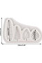 Silicone Candle Mold Candy Dough Mold Leaf Mold - 5