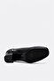 Genuine Leather Women's Thick Heeled Shoes 064Za372 - 5