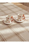 Lcw Home Mixed Pumpkin Printed Porcelain Coffee Cup Set for 2 People