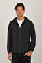 New Now Men's Black Water and Windproof Seasonal Jacket-Raincoat - 3