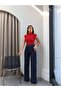 High Waist Front Seam Jean - 3