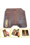 DIY Hisar Leather Wallet Making Kit, DIY Handmade Men's Wallet Card Holder Kit with 12 Card Slots and Phone Case