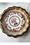 Antique Wood Look Glass Tray Set of 2 Sarissa Rose - 3
