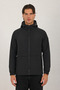New Now Men's Black Water and Windproof Seasonal Jacket-Raincoat - 2