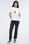 Paraşütlü Kedi Baskılı Basic T-Shirt - 9