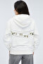 Kedi Baskılı Kapüşonlu Sweatshirt Basic Hoodie - 9