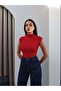 High Waist Front Seam Jean - 6