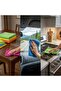 5-Piece Microfiber Cleaning Cloths Multi-Purpose Kitchen Towels Household Use, Car Cleaning, Office Use, General Cleaning - 3