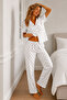 Women's Loose Fit Cotton Snow White Pajama Set - 6