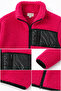 Children's Zippered Unisex Lamb Wellsoft Plush Jacket with Elastic Cuffs - 4