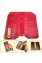 DIY Hisar Leather Wallet Making Kit, DIY Handmade Men's Wallet Card Holder Kit with 12 Card Slots and Phone Case