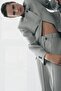 Allbucks Za -Ra Zw Collection Contrast Collar Blazer with Drawstring Waist in Linen Blend Abzra00129 - 5
