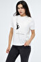 Paraşütlü Kedi Baskılı Basic T-Shirt - 4