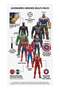 8-Piece Superhero Action Hero Set – 17cm Titan Hero Series Articulated Figures includes Iron Man, Hulk, Spider-Man, Captain America, Venom, Thanos & Black Panther – Light-Up Interactive Hero - 2