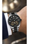 Men's Automatic Double Balance Gray Dial Metal Cord Wristwatch 2 Years Warranty - 2