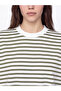 Lcw modest women's striped sweatshirt tunic - 3