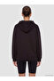 Rmz Gi̇yi̇m Farkiyla Hooded Soft Touch Loose Fit Women's Zippered Sweatshirt - 6