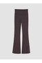 Two Mt Shop Quality Koor Sport Brown Interlock Plain Super Skinny & Extra Narrow Women's Sports Leggings - 6