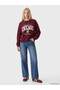 Esvab • Modern & Distinctive Chicago Embroidered Loose Fit Women's Sweatshirt - 3