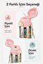Siply 600 ml Patterned 304 Stainless Steel Children's Water Bottle with Double Drinking Mode and Locking Lid - 2