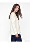 Lcw Modest Beige Soft Touch Oversize Women's Sweatshirt Tunic